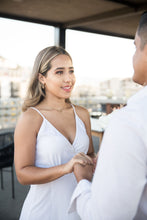 Load image into Gallery viewer, BARI Bridal Wrap Dress