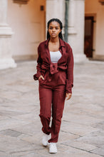 Load image into Gallery viewer, LIÓN Pants - S (wine-red)