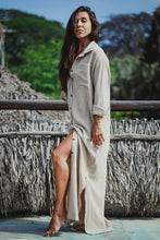 Load image into Gallery viewer, MITA Maternity Shirt Dress