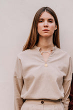 Load image into Gallery viewer, MONTPELLIER Top - S (navy)