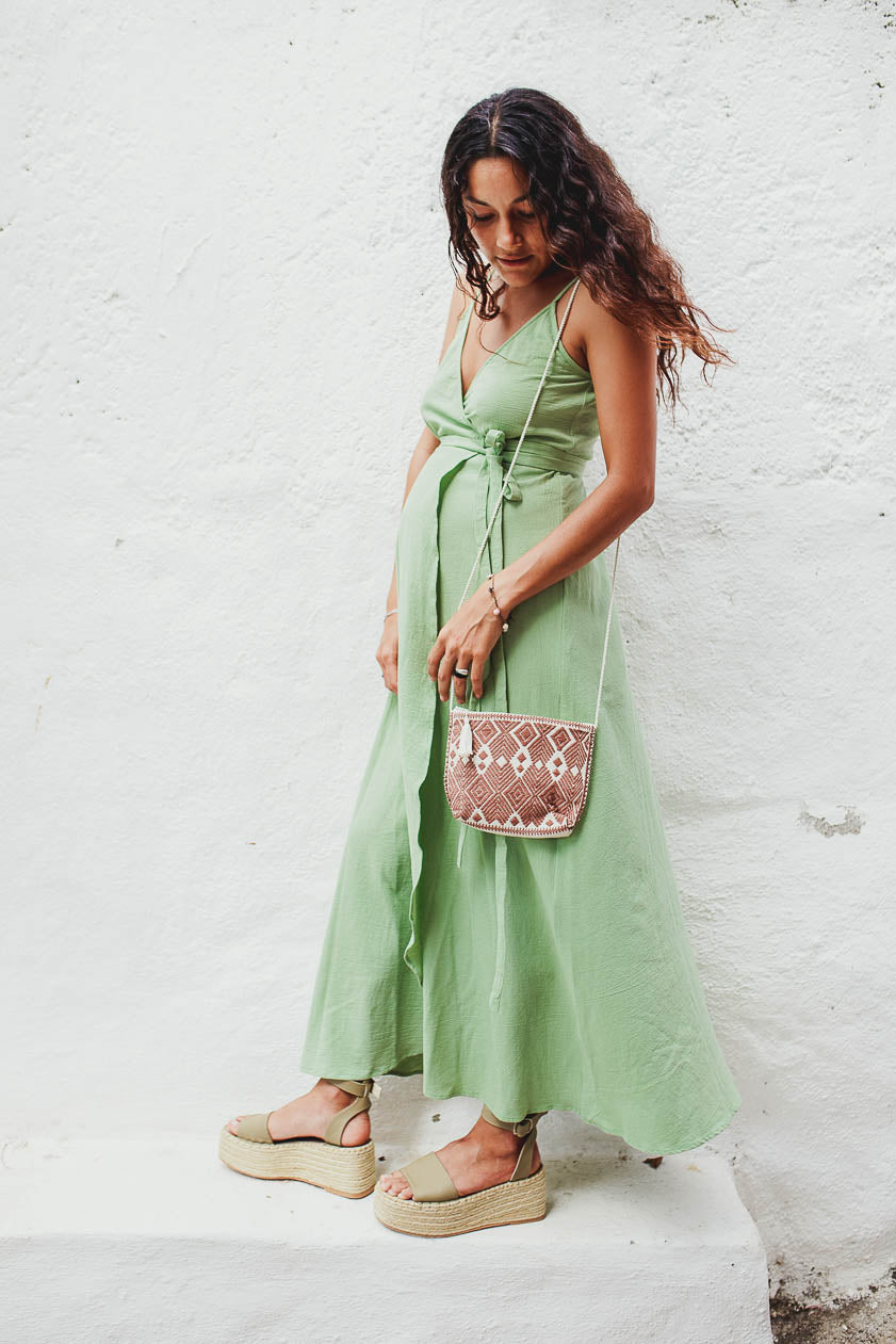 BARI Maternity Wrap Dress