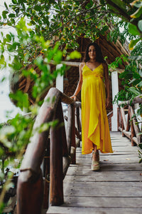 BARI Maternity Wrap Dress