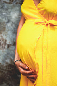 BARI Maternity Wrap Dress