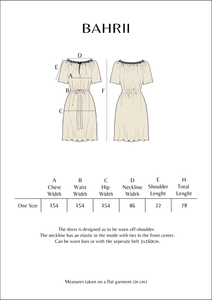 CÁDIZ Off-shoulder Dress