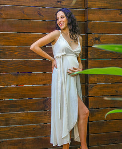 BARI Maternity Wrap Dress